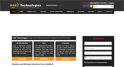 Desktop Screenshot of kabtech.co.za