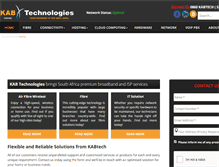 Tablet Screenshot of kabtech.co.za